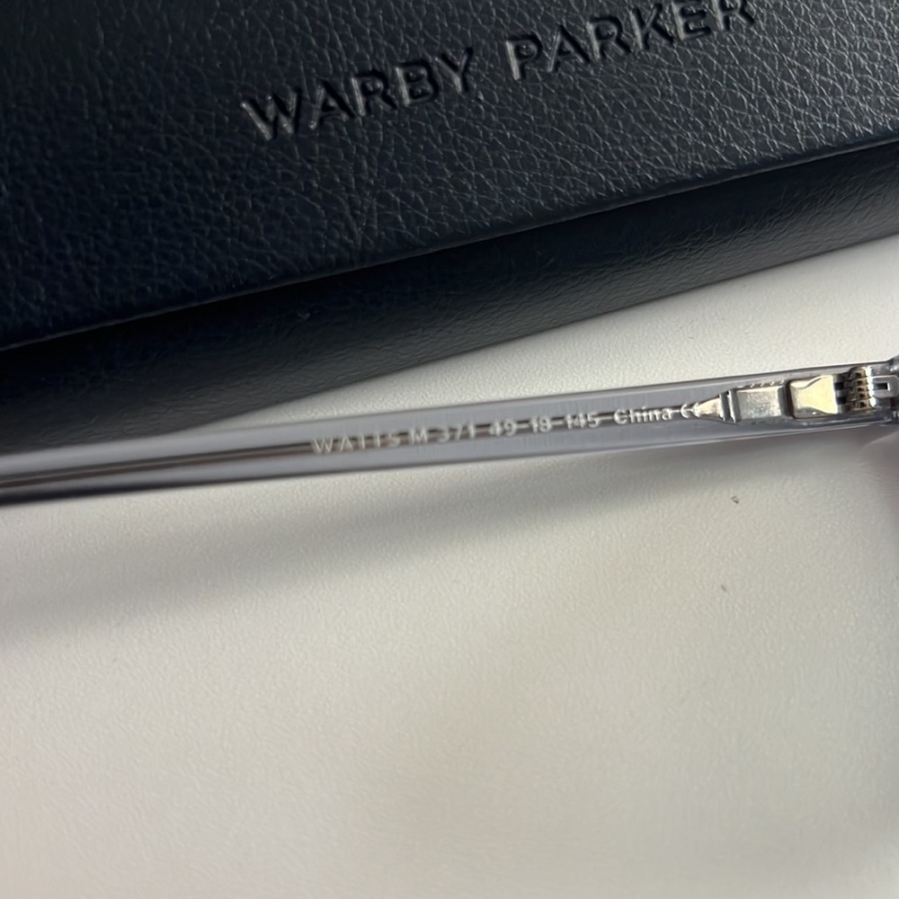 Warby Parker Watts Hudson Blue Eyeglasses - Picture 4 of 5